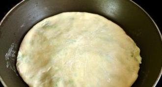 Хычины с сыром и зеленью Рецепт лепешки хычины